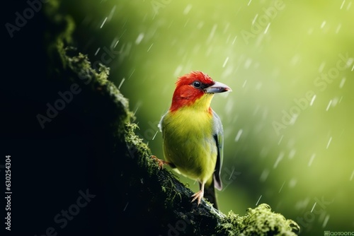 Red-headed barbet (Eubucco bourcierii) photo