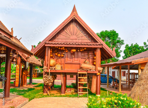 coop, grain storage barn folklore of Lao Thai people