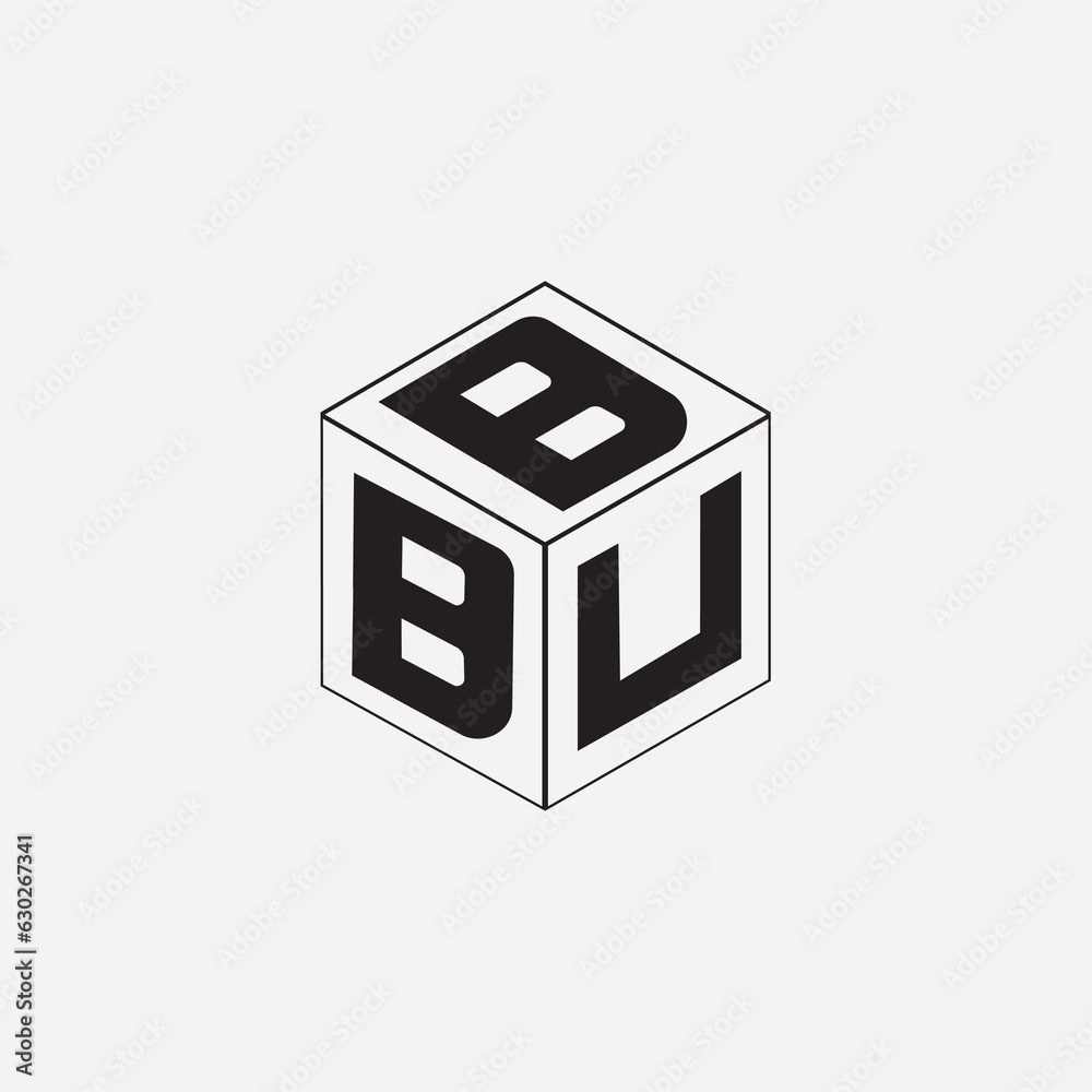Obraz premium Cube letter logo design.