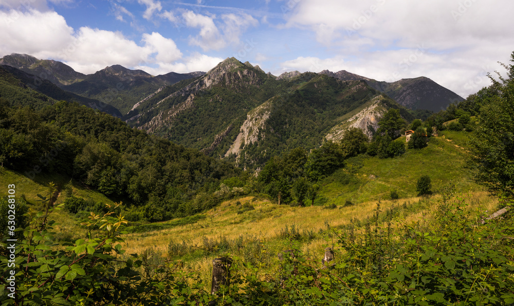 Landscape in Parque Natural de Redes, Asturias, Spain