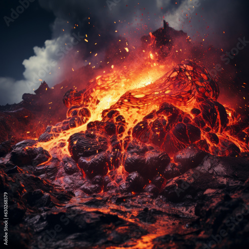 Nature Unleashed: A Volcanic Symphony