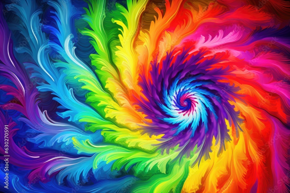 Tie Dye colorful background. Watercolor paint background.