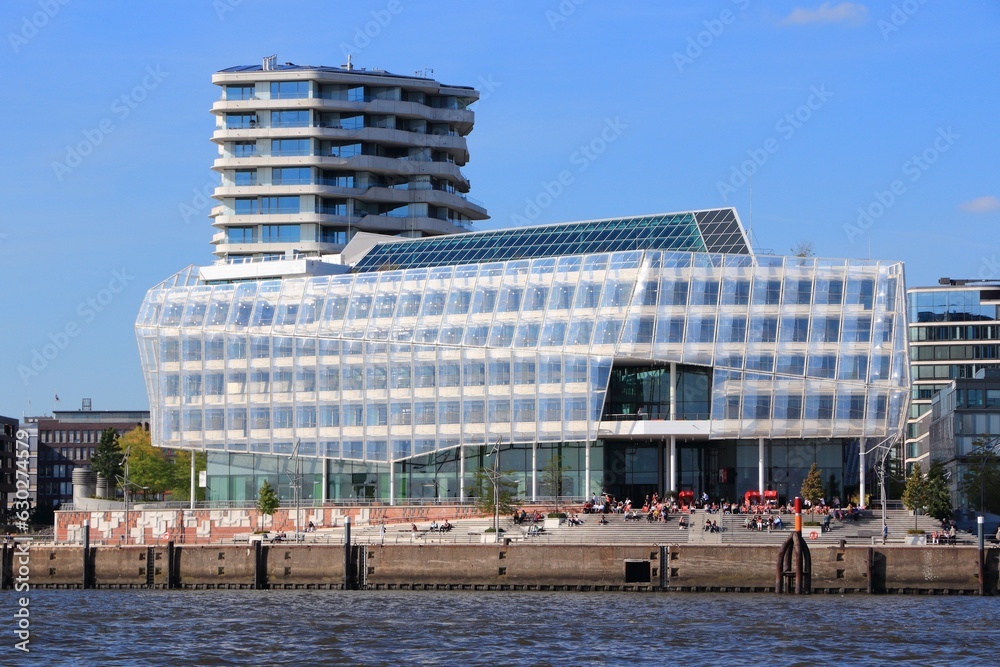 HAMBURG, GERMANY AUGUST 28, 2014 Unilever Germany headquarters in