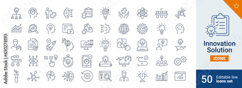 Innovation icons Pixel perfect. Innovation, design, idea, ....