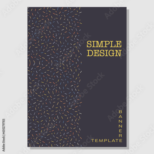 Abstract flower arrangement. Template for creative ideas for the design of title pages, covers, books, brochures, leaflets, posters, booklets. Layout of the interior and decoration ideas