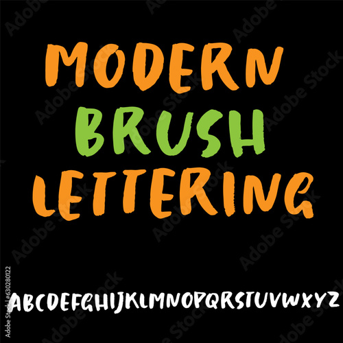 Hand Drawn Modern Brush Font