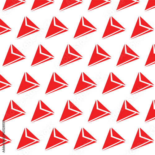 Indonesia Independence Day Pattern Seamless Background Red and White