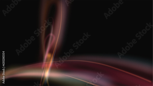 illustration of a transparent background image. abstract picture glow effect of bright color dynamic light, soft yet powerful lines. design elements for all forms of advertising media.
