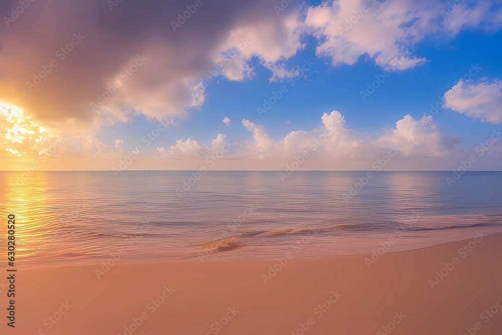 sunset over the sea, сlouds over the sea, beach, summer, sun, beauty.