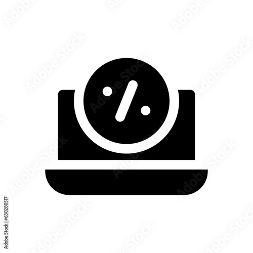 discount glyph icon