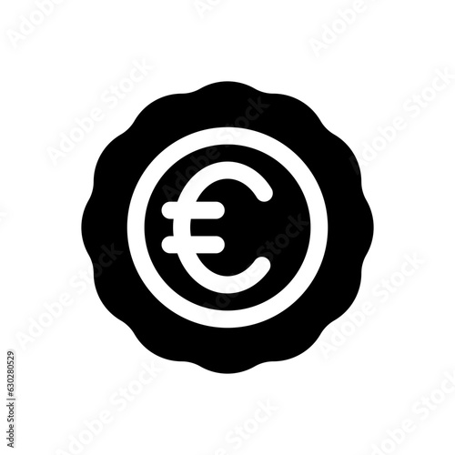 euro glyph icon