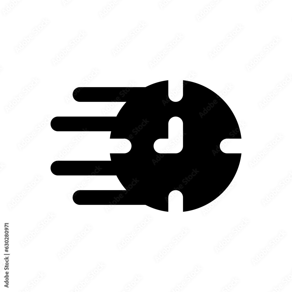 running time glyph icon running time glyph icon
