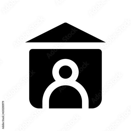 isolation glyph icon