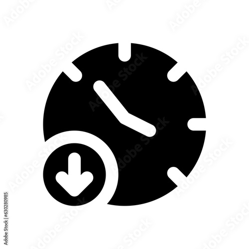 slow glyph icon