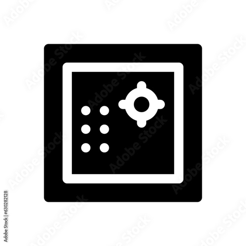safebox glyph icon