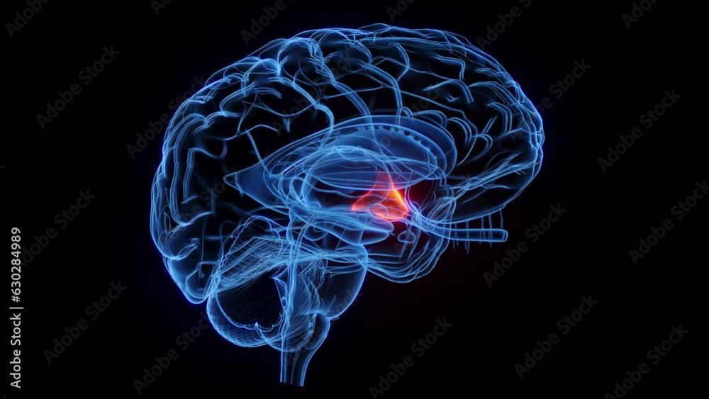 Animation of the hypothalamus