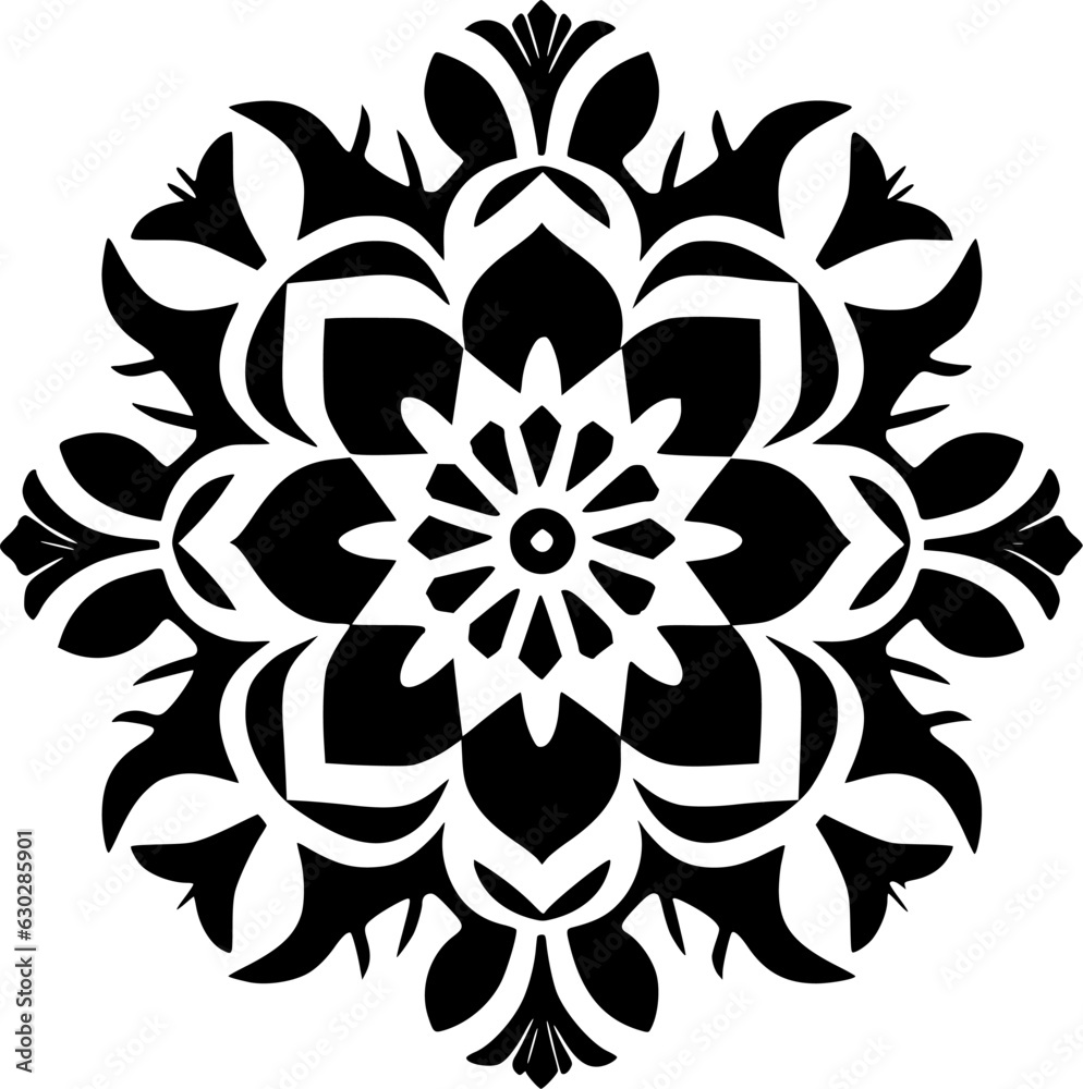 Mandala | Minimalist and Simple Silhouette - Vector illustration Mandala | Minimalist and Simple Silhouette - Vector illustration