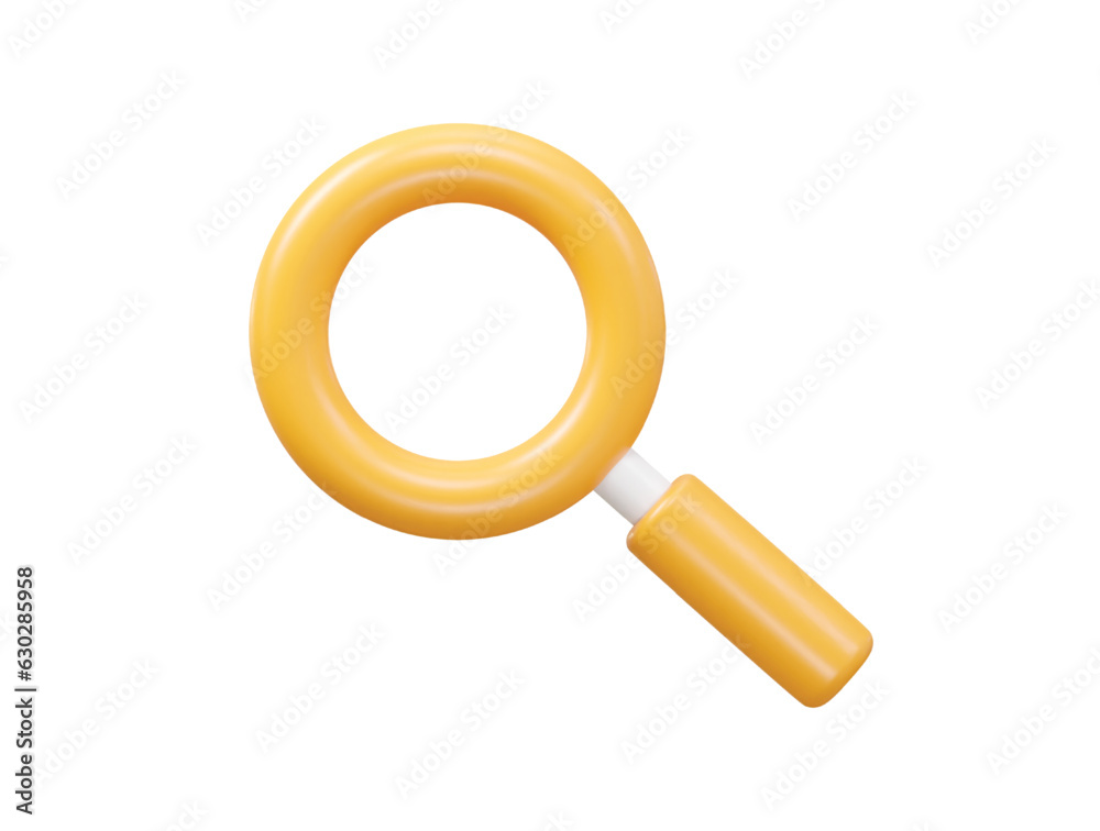 Job search icon 3d rendering illustration element Job search icon 3d rendering illustration element