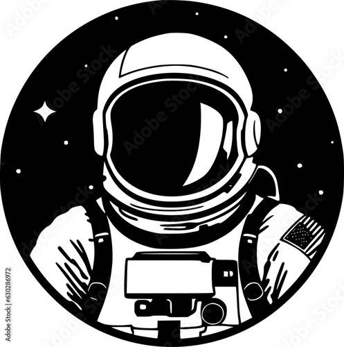 Astronaut - High Quality Vector Logo - Vector illustration ideal for T-shirt graphic