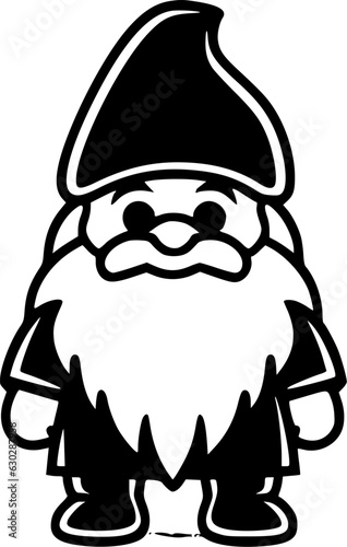 Gnome - High Quality Vector Logo - Vector illustration ideal for T-shirt graphic