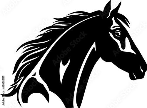 Horse - High Quality Vector Logo - Vector illustration ideal for T-shirt graphic