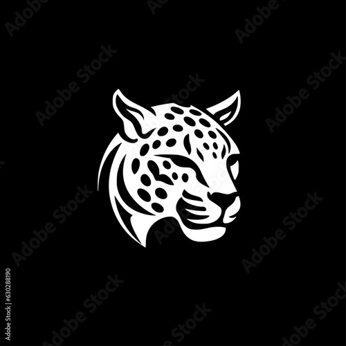 Fototapeta Naklejka Na Ścianę i Meble -  Leopard - Minimalist and Flat Logo - Vector illustration