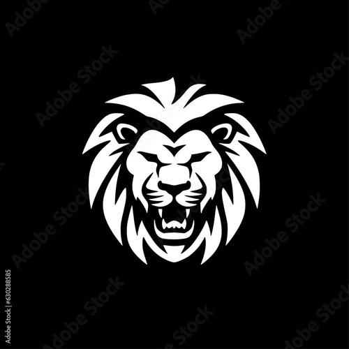 Lion | Minimalist and Simple Silhouette - Vector illustration