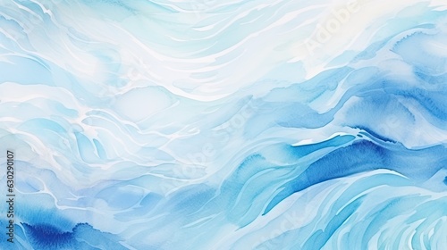 pastel colourful abstract watercolour sea waves background