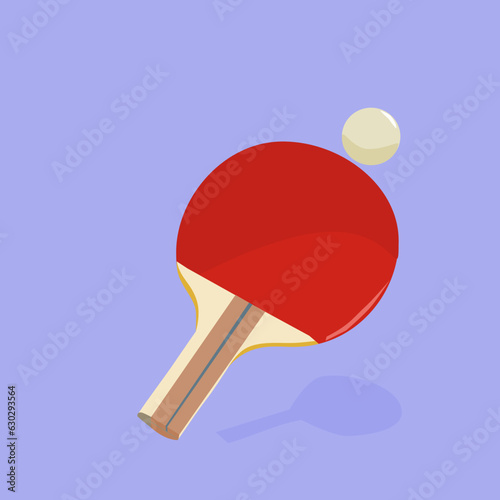 Table Tennis Equipment - Ball and Paddle