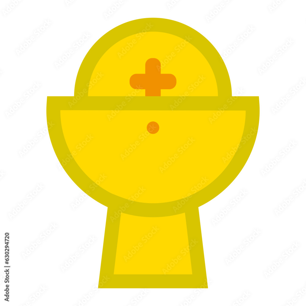 Chalice icon. Christian communion symbol Chalice icon. Christian communion symbol
