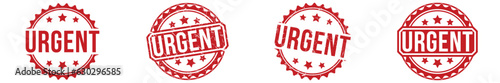 URGENT stamp red rubber stamp on white background. URGENT stamp sign. URGENT stamp.
