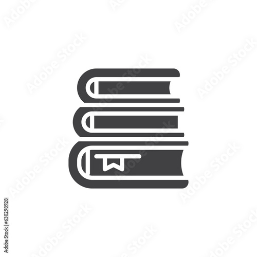 Stack of books vector icon
