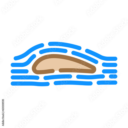 aerodynamics aeronautical engineer color icon vector. aerodynamics aeronautical engineer sign. isolated symbol illustration