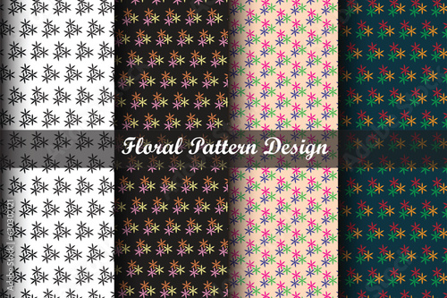 pattern design, floral pattern design, modern pattern template, 