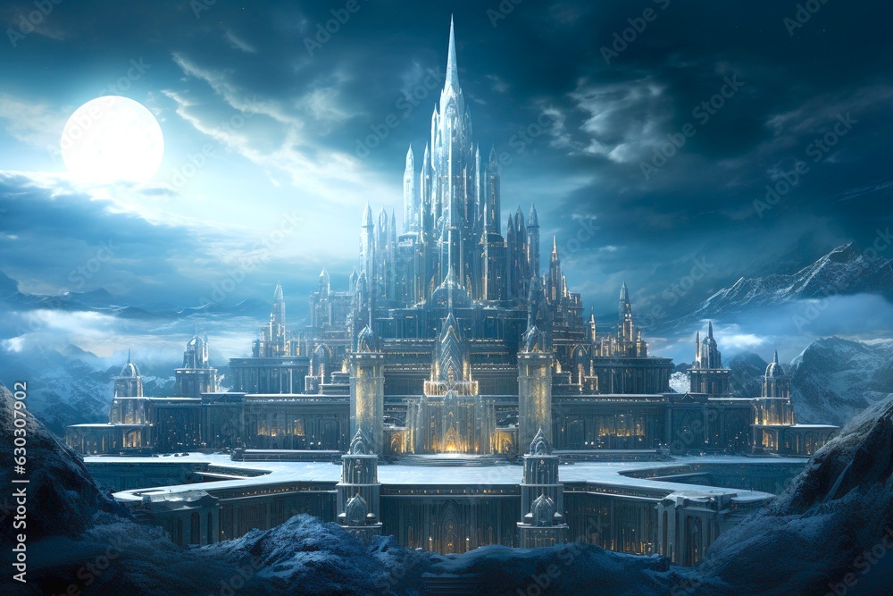 Φωτογραφία The Majestic Realm of Asgard - Home of the Powerful Norse Gods.