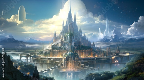 The Majestic Realm of Asgard - Home of the Powerful Norse Gods.