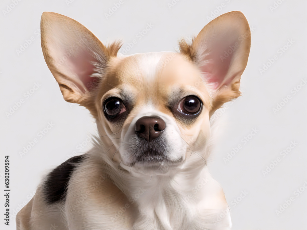 chihuahua puppy on white chihuahua puppy on white