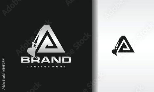 triangle excavator logo