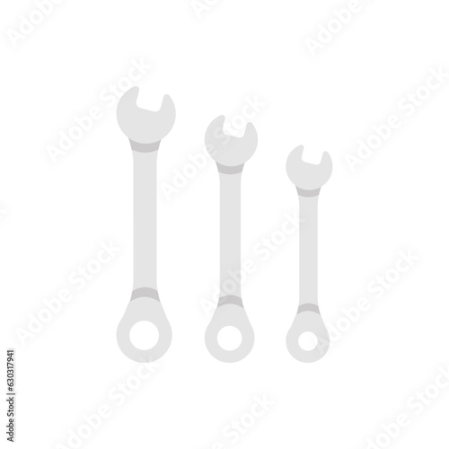 Ratcheting Wrenches icon in vector. Logotype