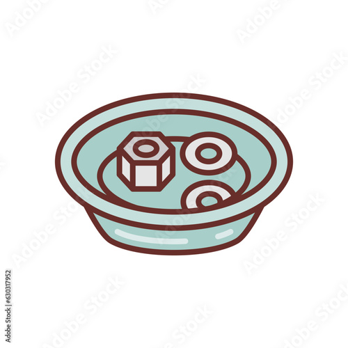 Magnetic Tray icon in vector. Logotype