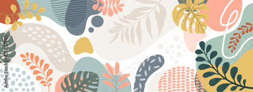  abstract background for design.Template banner and cover for social media ad, template