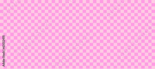Aesthetics cute retro groovy  checkerboard, gingham, plaid, checkers pattern background illustration
