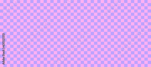 Aesthetics cute retro groovy  checkerboard, gingham, plaid, checkers pattern background illustration