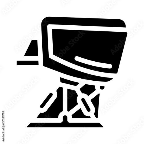 flight simulator aeronautical engineer glyph icon vector. flight simulator aeronautical engineer sign. isolated symbol illustration