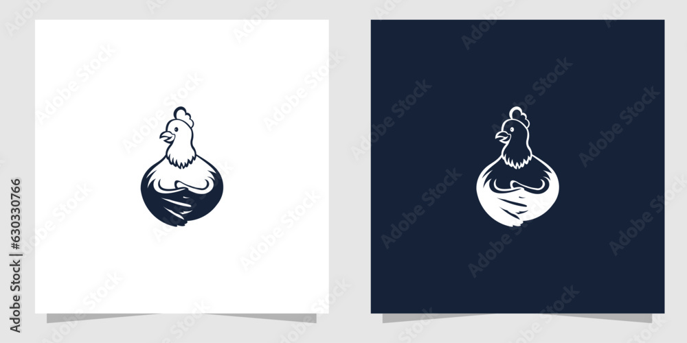 chicken logo design chicken logo design