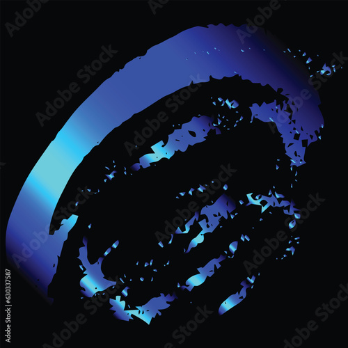 Abstract colorfull brush stroke , grunge brushstroke freehand ink decor, black and white engraved ink art, isolated ink brush stripe illustrtion element