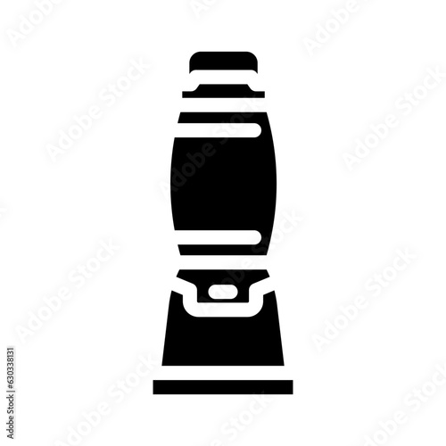 camping lantern glamping glyph icon vector. camping lantern glamping sign. isolated symbol illustration