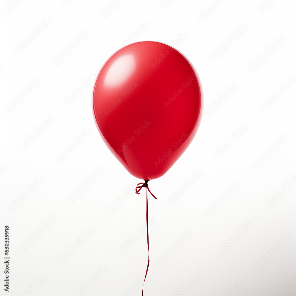balloon, photo on the white background. Made with generative ai balloon, photo on the white background. Made with generative ai