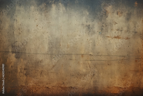 background with scuffs and scratches, old wall with cracked paint, old film effect. Generative ai.