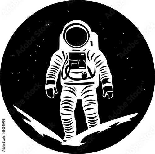 Astronaut - High Quality Vector Logo - Vector illustration ideal for T-shirt graphic